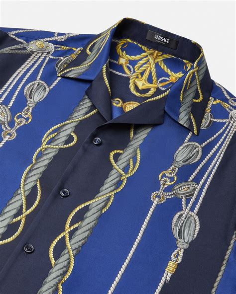 versace strick|Versace nautical shirt.